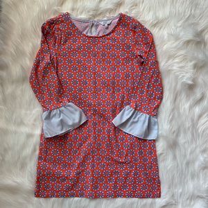 Seersucker trimmed dress